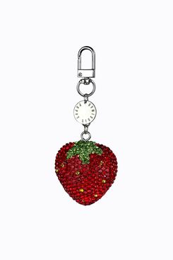 Poppy Lissiman Rhinestone Strawberry Keychain