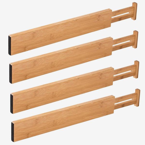 Expandable Bamboo Drawer Divider Organizers