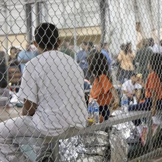 The processing detention center in McAllen, Texas.