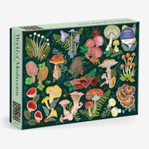 Galison World of Mushrooms 1000 Piece Puzzle