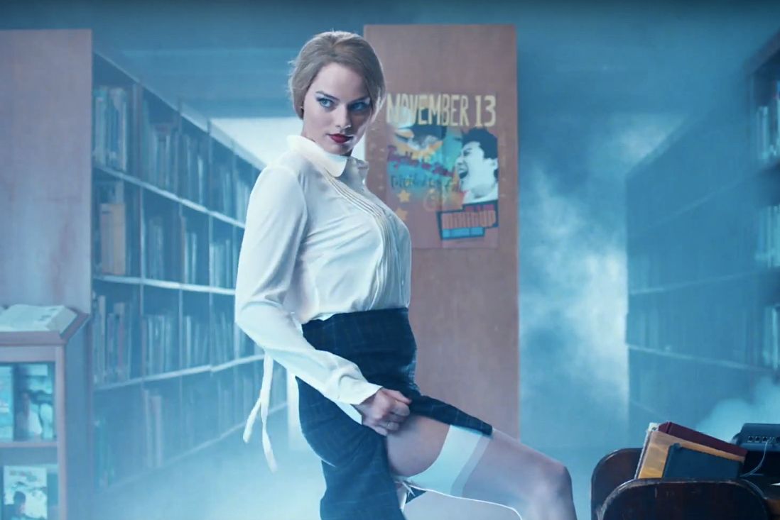 Margot robbie stockings