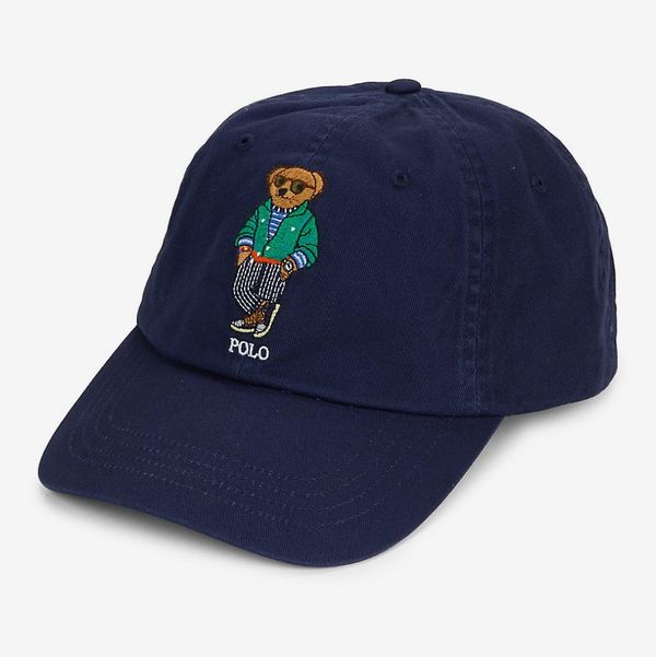 Polo Ralph Lauren Gorra de béisbol de algodón con osito de Polo