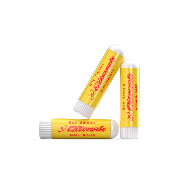 Boy Smells Citrush Sniffer