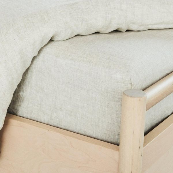 The Modern Dane Organic European Linen Fitted Sheet