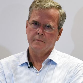 GOP Presidential Candidate Jeb Bush Campaigns In Las Vegas