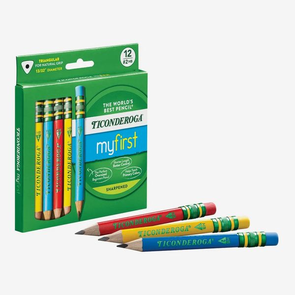 Ticonderoga My First Short Triangular Wood-Cased Pencils