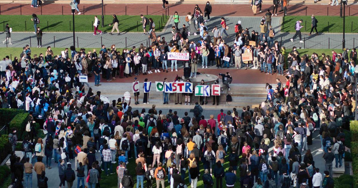 Columbia University Union Is on Strike