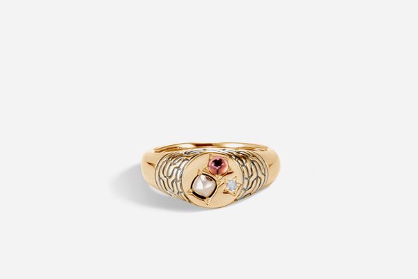 Classic Chain Pinky Signet Ring