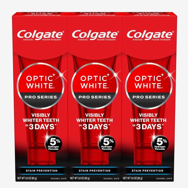 Colgate Optic White Pro Series Stain Guard Hydrogen Peroxide Toothpaste - 3 CT