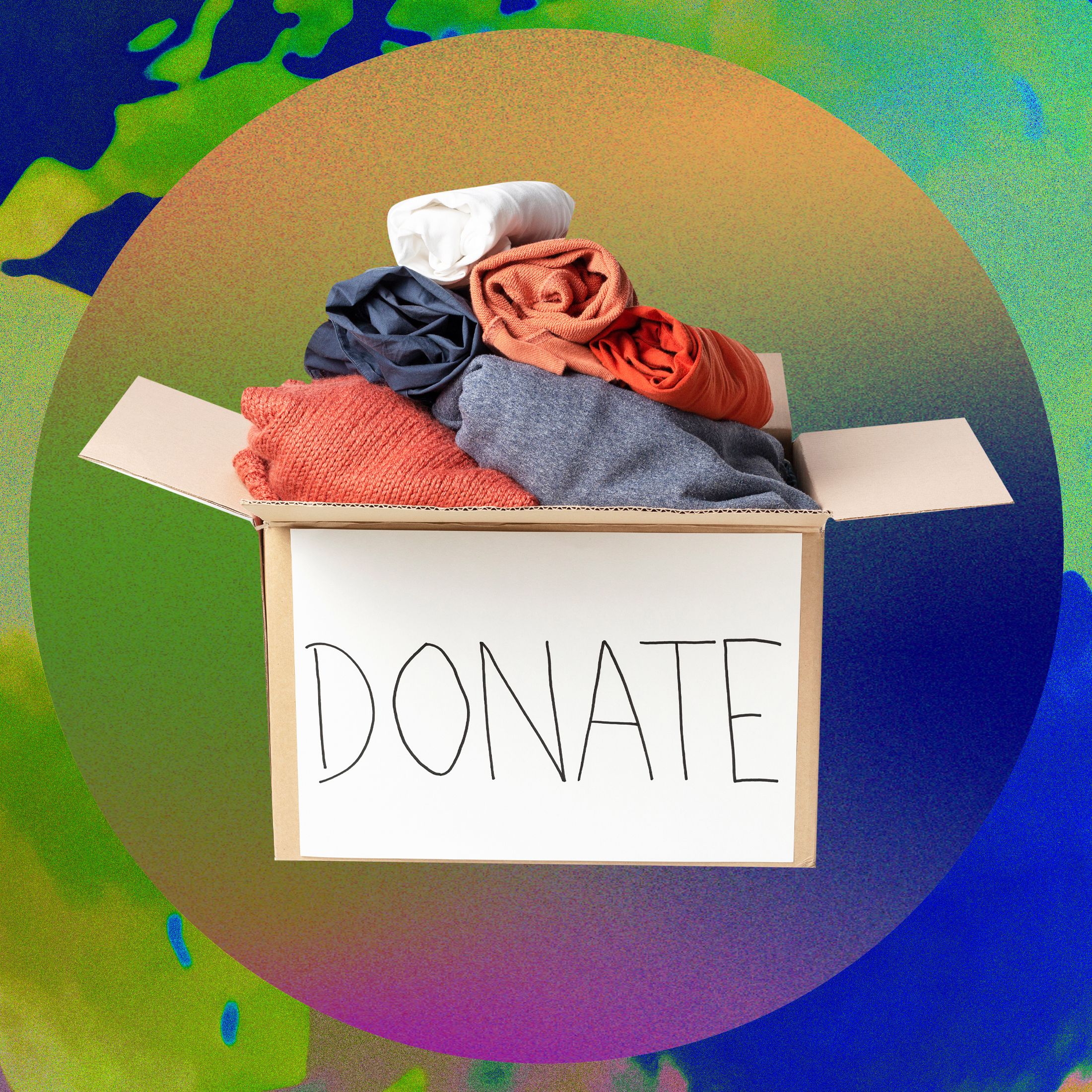 donating clothes