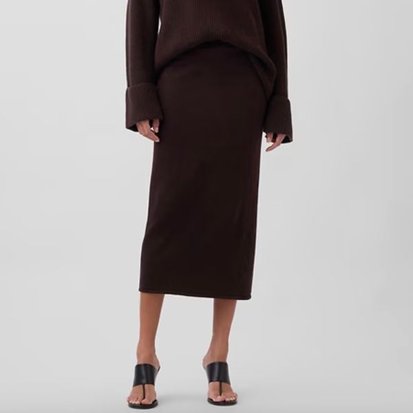 Gap CashSoft Stretch Midi Skirt