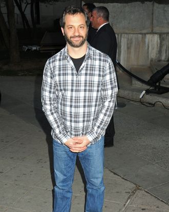 Celebrity guests arrive for the Annual Tribeca Film Festival/Vanity Fair Party, held at the State Supreme Court in NYC. - Judd Apatow