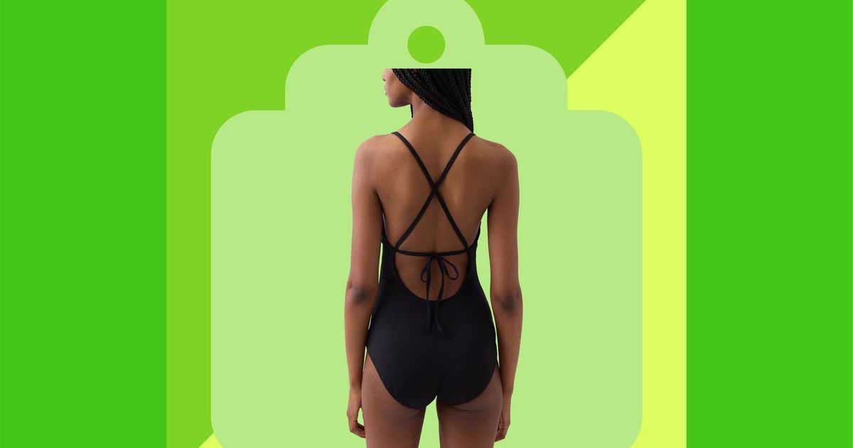 A Strappy Gap One-Piece for Only $50