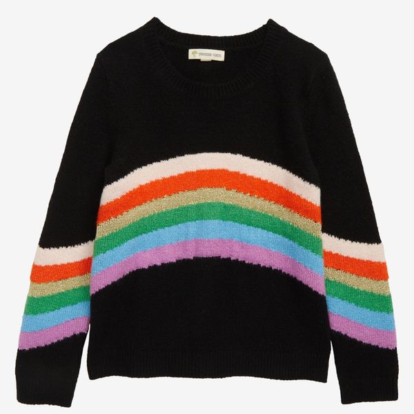 Tucker + Tate Kids' Rainbow Stripe Sweater