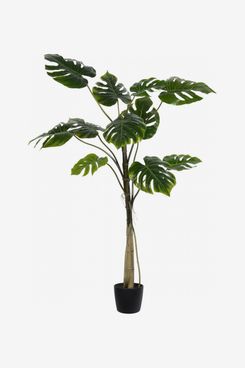 Vickerman Artificial Potted Grand Split Philodendron Tree