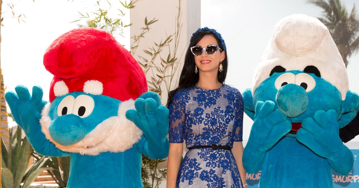 Why Katy Perry Wasn't Allowed to Watch The Smurfs As a Kid