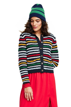 La Ligne x Target Textured Striped Cardigan Sweater