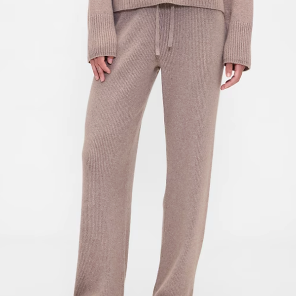 Gap Factory CashSoft Relaxed Ribbed Sweater Pants