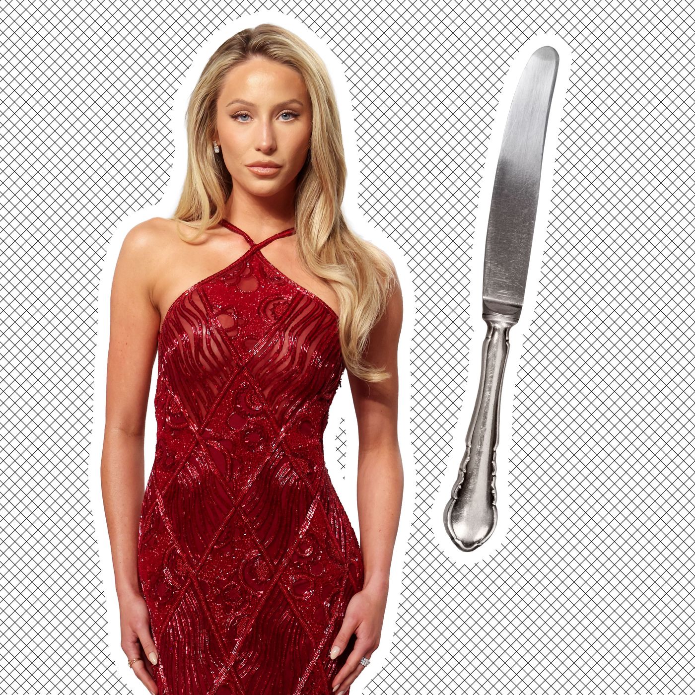 alix earle red dress Alix Earle en Miami Puro estilo en el Gran Premio Alix Earle se hizo notar en Miami con este mini vestido rojo de cuero que resalta su figura y le da