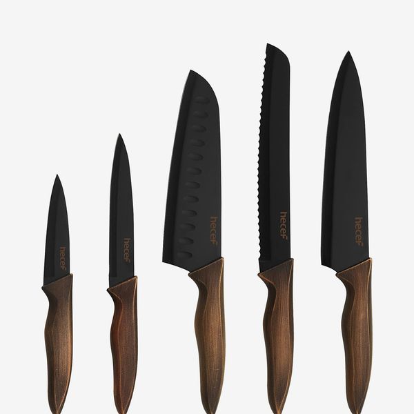 Hecef 5-Piece Kitchen Knife Set