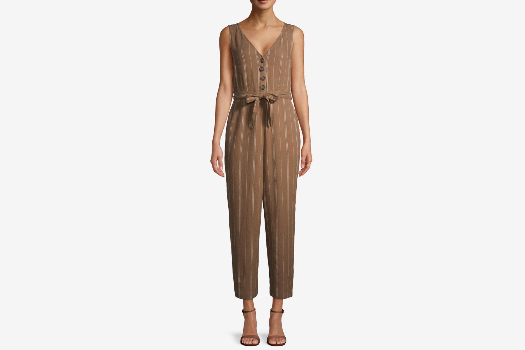 Nothing Fits But Infinite Stretch Pleated Jumpsuit Review