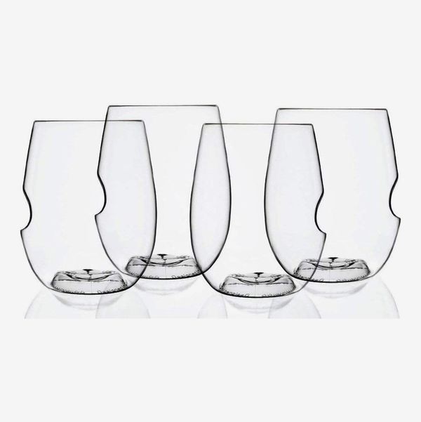 Govino Go Anywhere Shatterproof Recyclable Wine Glasses, Set of 4