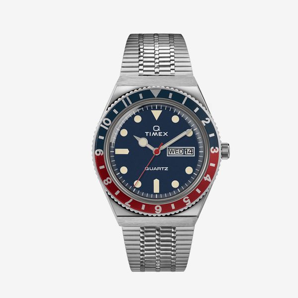 Timex Q Stainless Steel Bracelet Watch