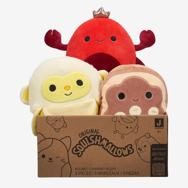 Squishmallows 8” Plush Mystery Box, 3 Pack