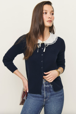 Reformation Queenie Cashmere Cardigan