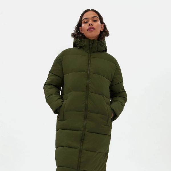 Girlfriend Collective Woods Long Recycled Puffer
