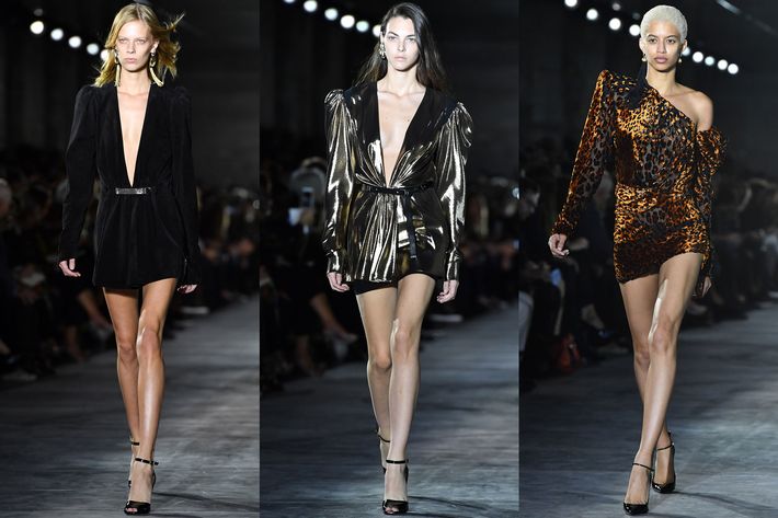 Anthony Vaccarello's First Show for Yves Saint Laurent