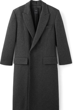 MANGO Double Breasted Long Coat