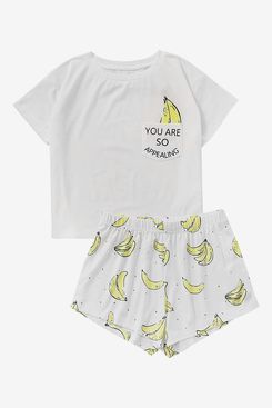 Cute Pajama Short Sets Women's 2024