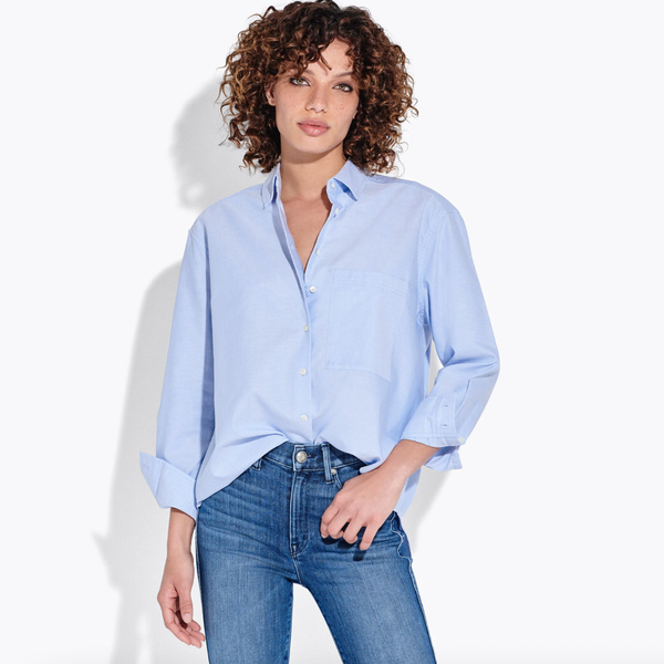 Lucky Brand Womens Long Sleeve The Boyfriend Button-Down Shirt : :  Clothing, Shoes & Accessories