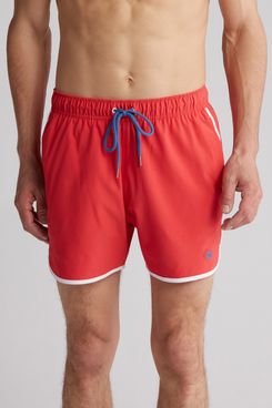 Brooks Brothers Piped Montauk Swim Shorts