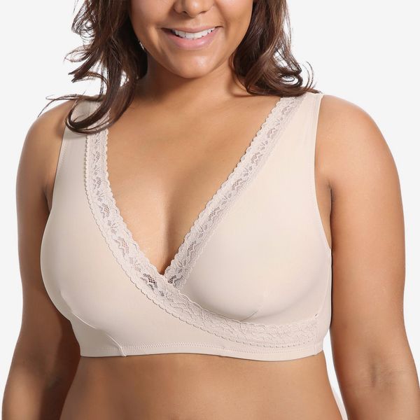 Delimira Soft Cup Wirefree Plus-Size Bra