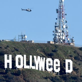 US-CRIME-HOLLYWOOD-SIGN
