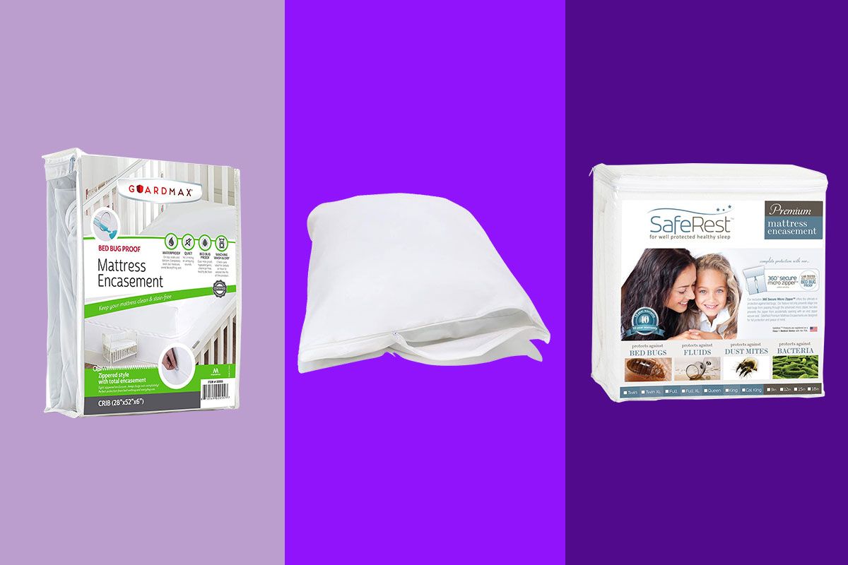 SafeRest Bed Bugs Certified Mattress Box Spring Pillow Cover Set  12"-15"  FULL 
