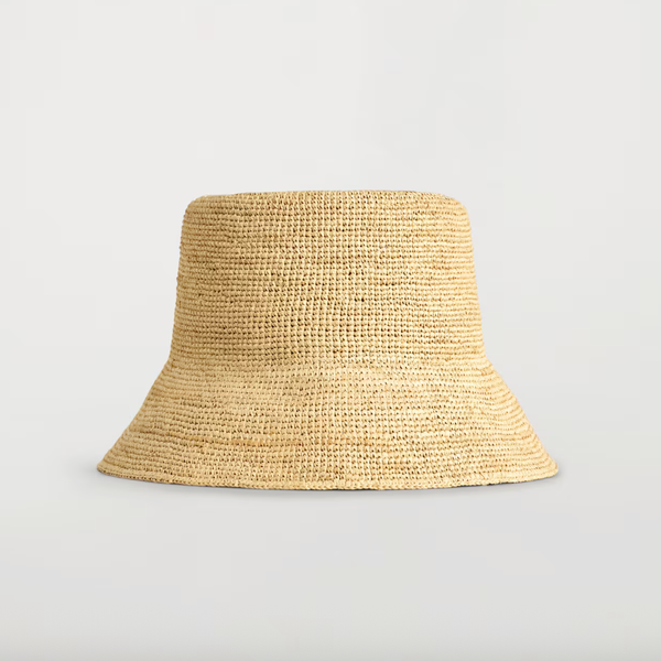 Cos Raffia Bucket Hat