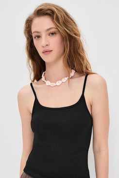 Donni. The Rib Spaghetti Tank