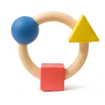 Oli & Carol Baby Teething Ring Basic Colors