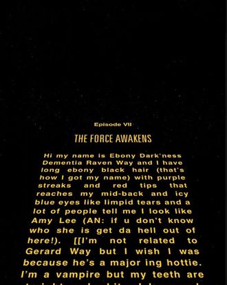 star wars intro script