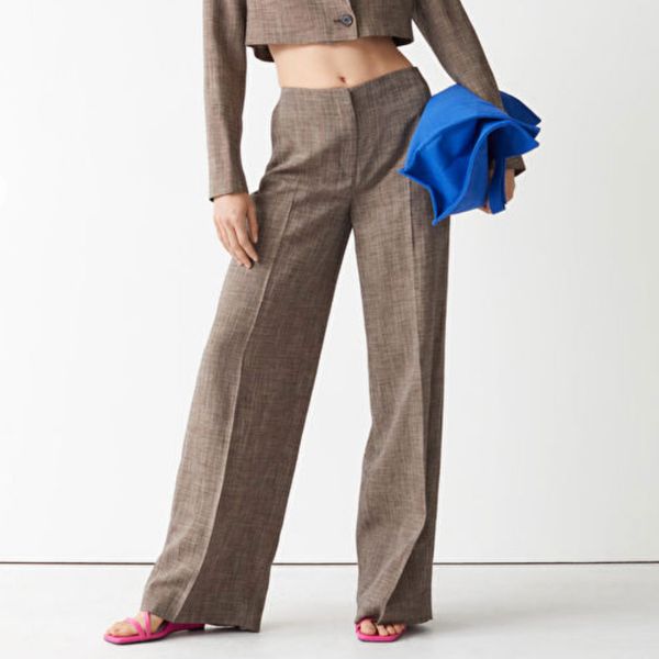 & Other Stories Straight Tailored Trousers