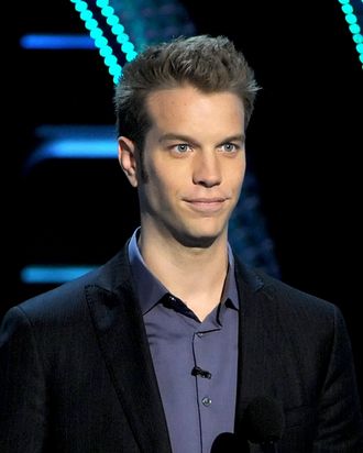 Comedian Anthony Jeselnik speaks onstage during the Comedy Central Roast of Roseanne Barr at Hollywood Palladium on August 4, 2012 in Hollywood, California. 