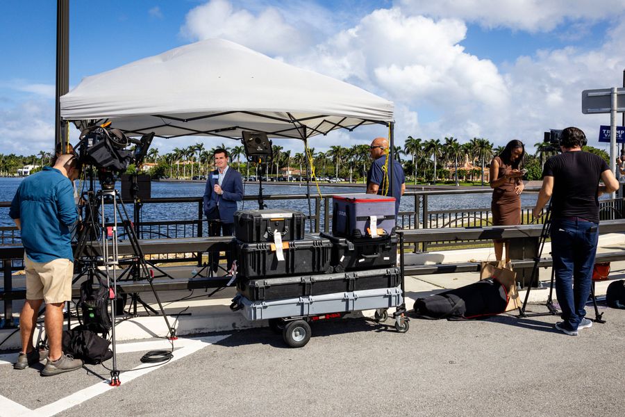 The Press Is Down and Shut Out in Palm Beach