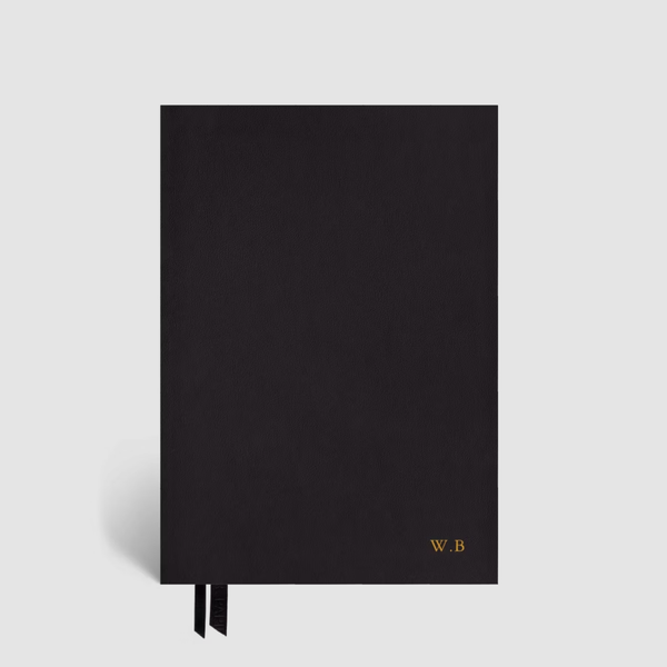 Papier Monogram Leather Notebook