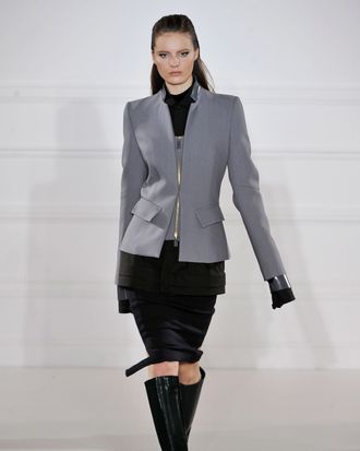 A look from Aquascutum's fall 2012 collection.