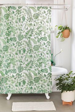 Urban Outfitters Jungle PEVA Shower Curtain
