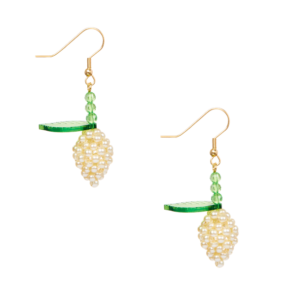 Susan Alexandra Lemon Meringue Fruit Earrings