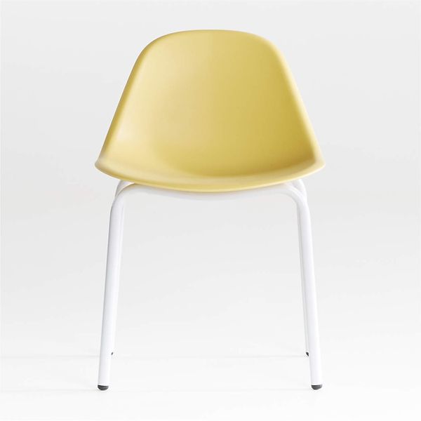 Lennon Yellow Molded Kids Play Chair